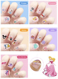 Kids nail stickers Frozen Minnie Pony Peppa princess nail art girls kids Barbie