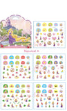 Kids nail stickers Frozen Minnie Pony Peppa princess nail art girls kids Barbie