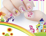 Kids nail stickers Frozen Minnie Pony Peppa princess nail art girls kids Barbie