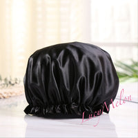 Shower Cap Sleep Luxury Bath Hat Hair Care waterproof double layer reuse woman