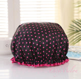 Shower Cap Sleep Luxury Bath Hat Hair Care waterproof double layer reuse woman