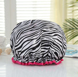 Shower Cap Sleep Luxury Bath Hat Hair Care waterproof double layer reuse woman