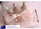 Girls Kids Headband Turban Crown Tiara baby shower newborn hairband bow party