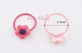 Girls hairbands clips toddler hair ties pigtails pink pony tail hairbands kids