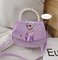 Girls Elsa & Peppa Pig handbag crossbody shoulder bag