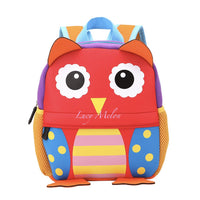 Kids backpack school bags toddler cartoon animal tiger girls boys owl whale