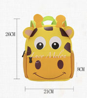 Kids backpack school bags toddler cartoon animal tiger girls boys owl whale