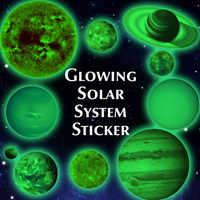 10 Piece Solar System Glow in the dark