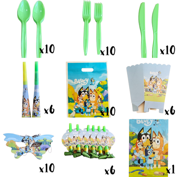 Bluey Party Supplies  Boys and Girls Birthday Party Supplies