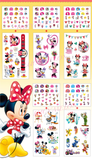 5 x Temporary Tattoos & nail Sticker Combos birthday party loot bag Elsa