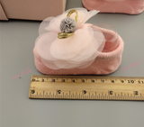 Baby Girl Headbands Handmade Xmas Baby shower kid newborn bow shoe set Turban